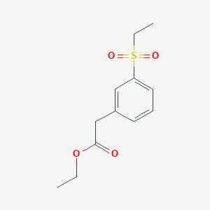 Ethyl 2-(3-ethylsulfonylphenyl)acetate