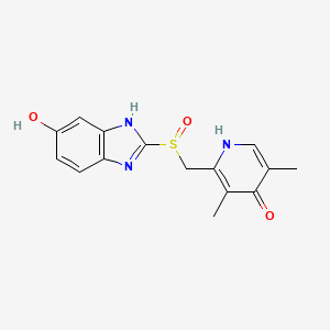 molecular formula C15H15N3O3S B13840157 4,5'-Di(desmethyl) Omeprazole 