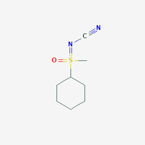 B1384030 Cyano[cyclohexyl(methyl)oxo-lambda6-sulfanylidene]amine CAS No. 2060032-03-1