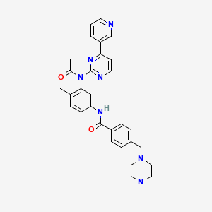 N-[3-[Acetyl[4-(3-pyridinyl)-2-pyrimidinyl]amino]-4-methylphenyl]-4-[(4-methyl-1-piperazinyl)methyl]benzamide