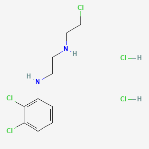 N1-(2-Chloroethyl)-N2-(2,3-dichlorophenyl)ethane-1,2-diamine dihydrochloride