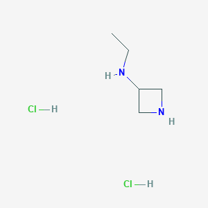 molecular formula C5H14Cl2N2 B138406 N-乙基氮杂环丁-3-胺二盐酸盐 CAS No. 149088-17-5