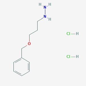 B1384063 [3-(Benzyloxy)propyl]hydrazine dihydrochloride CAS No. 2060006-47-3