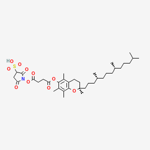 molecular formula C37H57NO10S B1384067 (+)-α-生育酚磺基-NHS 琥珀酸酯 CAS No. 1644658-47-8