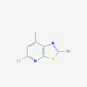 B1384070 2-Bromo-5-chloro-7-methylthiazolo[5,4-b]pyridine CAS No. 2173074-30-9