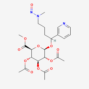 4-(Methylnitrosamino)-1-(3-pyridyl)-1-butanol O-2,3,4-Tri-O-acetyl-beta-D-glucuronic Acid Methyl Ester