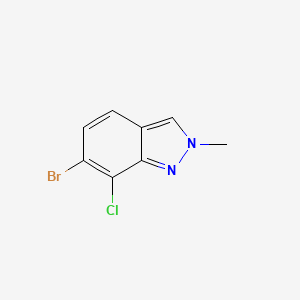 6-Bromo-7-chloro-2-methyl-2H-indazole