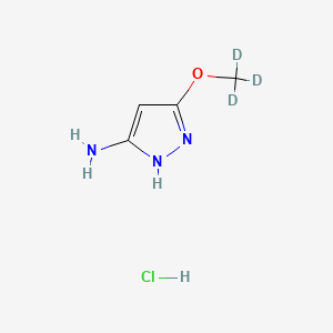 5-Methoxy-1H-pyrazol-3-amine hydrochloride-d3