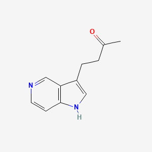 molecular formula C11H12N2O B13840849 4-(1H-pyrrolo[3,2-c]pyridin-3-yl)butan-2-one 