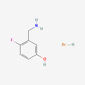 3-(Aminomethyl)-4-fluorophenol Hydrobromide