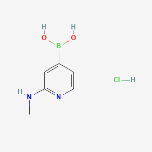 B-[2-(Methylamino)-4-pyridinyl]boronic Acid Hydrochlroide Hydrate