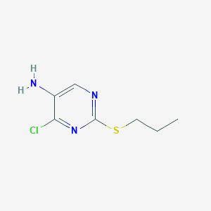 4-Chloro-2-(propylthio)pyrimidin-5-amine