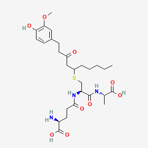 molecular formula C28H43N3O9S B13840975 Glu-6-shogaol-Ala 