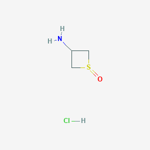 B1384107 3-Amino-thietan-1-one hydrochloride CAS No. 2059941-70-5