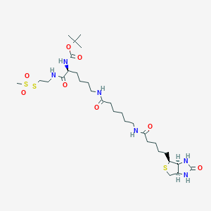 N2-t-Boc-N6-(biotinamido-6-N-caproylamido)lysinylamidoethane Methanethiosulfonate