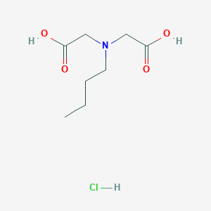 molecular formula C8H16ClNO4 B1384109 2-[丁基(羧甲基)氨基]乙酸盐酸盐 CAS No. 2059941-76-1