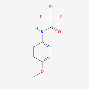 molecular formula C9H8BrF2NO2 B13841098 2-Bromo-2,2-difluoro-N-(4-methoxyphenyl)acetamide 