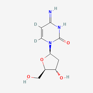 molecular formula C9H13N3O4 B13841101 2'-Deoxy Cytidine-5,6-d2 