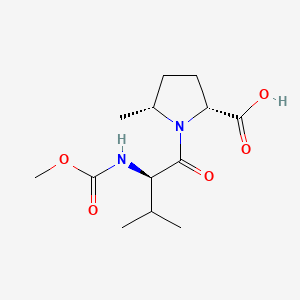 (2R-5R)-1-((S)-2(Methyoxycarbonylamino)-3-methylbutonyl)-5-methylpyrrolidine-2-carboxylic Acid