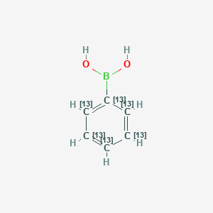 (1,2,3,4,5,6-13C6)cyclohexatrienylboronic acid