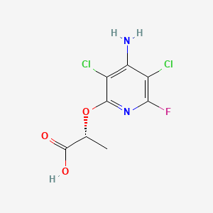 molecular formula C8H7Cl2FN2O3 B13841138 Fluchloraminopyr CAS No. 2445980-81-2