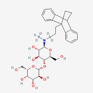 molecular formula C32H43NO10 B13841143 Lactosyl maprotiline-d5 