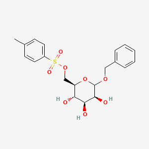 molecular formula C20H24O8S B13841148 1-O-Benzyl 6-O-Tosyl-D-mannose 