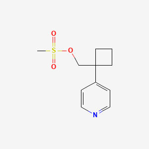 Cyclobutanemethanol, 1-(4-pyridinyl)-, 1-methanesulfonate