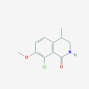 8-chloro-7-methoxy-4-methyl-3,4-dihydro-2H-isoquinolin-1-one