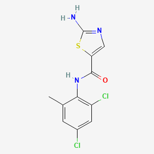 2-Amino-N-(2,4-dichloro-6-methylphenyl)thiazole-5-carboxamide