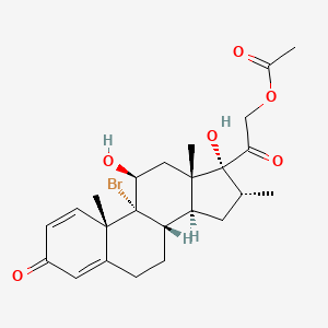 9-Bromo-11,17,21-trihydroxy-16-methyl-pregna-1,4-diene-3,20-dione 21-Acetate