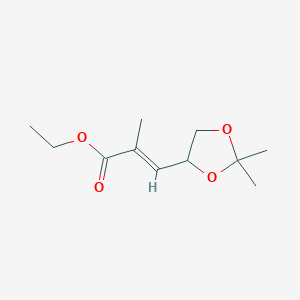 Ethyl (2E,4S)-4,5-Isopropylidenedioxy-2-methylpent-2-enoate