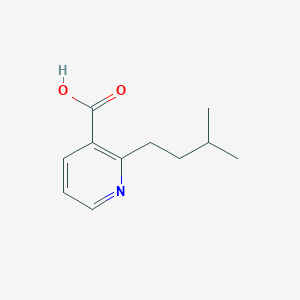 2-(3-Methylbutyl)pyridine-3-carboxylic acid