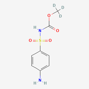 molecular formula C8H10N2O4S B13841296 Asulam-d3 (methoxy-d3) 