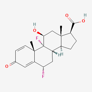 (6alpha,11beta,17alpha)-6,9-Difluoro-11-hydroxy-3-oxo-androsta-1,4-diene-17-carboxylic Acid