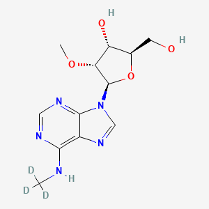 molecular formula C12H17N5O4 B13841312 N6,O2'-Dimethyladenosine-d3 