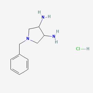 1-Benzylpyrrolidine-3,4-diamine;hydrochloride