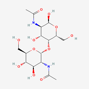 molecular formula C16H28N2O11 B13841391 GlcNAc(a1-4)a-GalNAc 