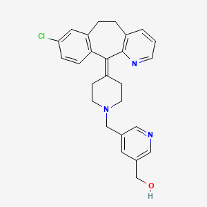 molecular formula C26H26ClN3O B13841524 Hydroxymethyl Rupatadine 