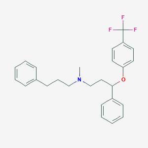 N-methyl-3-phenyl-N-(3-phenylpropyl)-3-(4-(trifluoromethyl)phenoxy)propan-1-amine