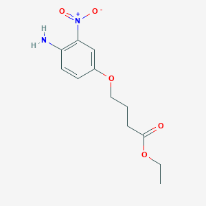 Ethyl 4-(4-amino-3-nitrophenoxy)butanoate