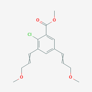 Methyl 2-chloro-3,5-bis(3-methoxyprop-1-enyl)benzoate