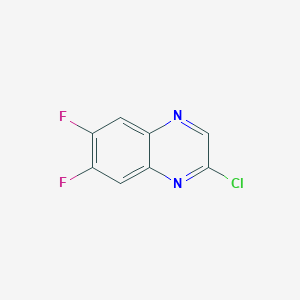 B138416 2-Chloro-6,7-difluoroquinoxaline CAS No. 143007-15-2