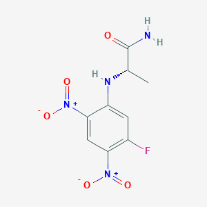 molecular formula C9H9FN4O5 B138417 马菲试剂 CAS No. 95713-52-3