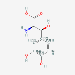 (2R,3S)-2-amino-3-(3,4-dihydroxy(1,2,3,4,5,6-13C6)cyclohexa-1,3,5-trien-1-yl)-3-hydroxypropanoic acid