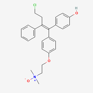 (Z)-2-(4-(4-Chloro-1-(4-hydroxyphenyl)-2-phenylbut-1-en-1-yl)phenoxy)-N,N-dimethylethan-1-amine Oxide