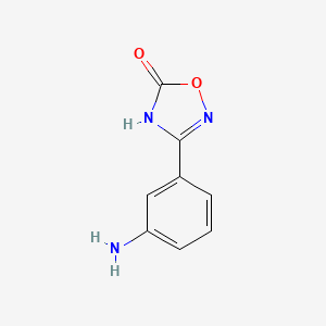 molecular formula C8H7N3O2 B1384174 3-(3-氨基苯基)-1,2,4-恶二唑-5(4H)-酮 CAS No. 503469-36-1