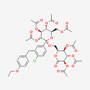 6-Acetoxymethyl-3,4,5-triacetoxy-6-oxo Dapagliflozin