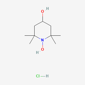 1-Hydroxy-2,2,6,6-tetramethylpiperidin-4-ol;hydrochloride