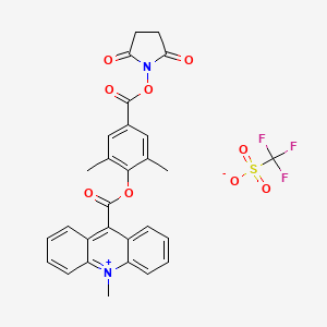 2',6'-Dimethylcarbonylphenyl 10-Methyl-9-acridinecarboxylate 4'-NHS Ester Triflate